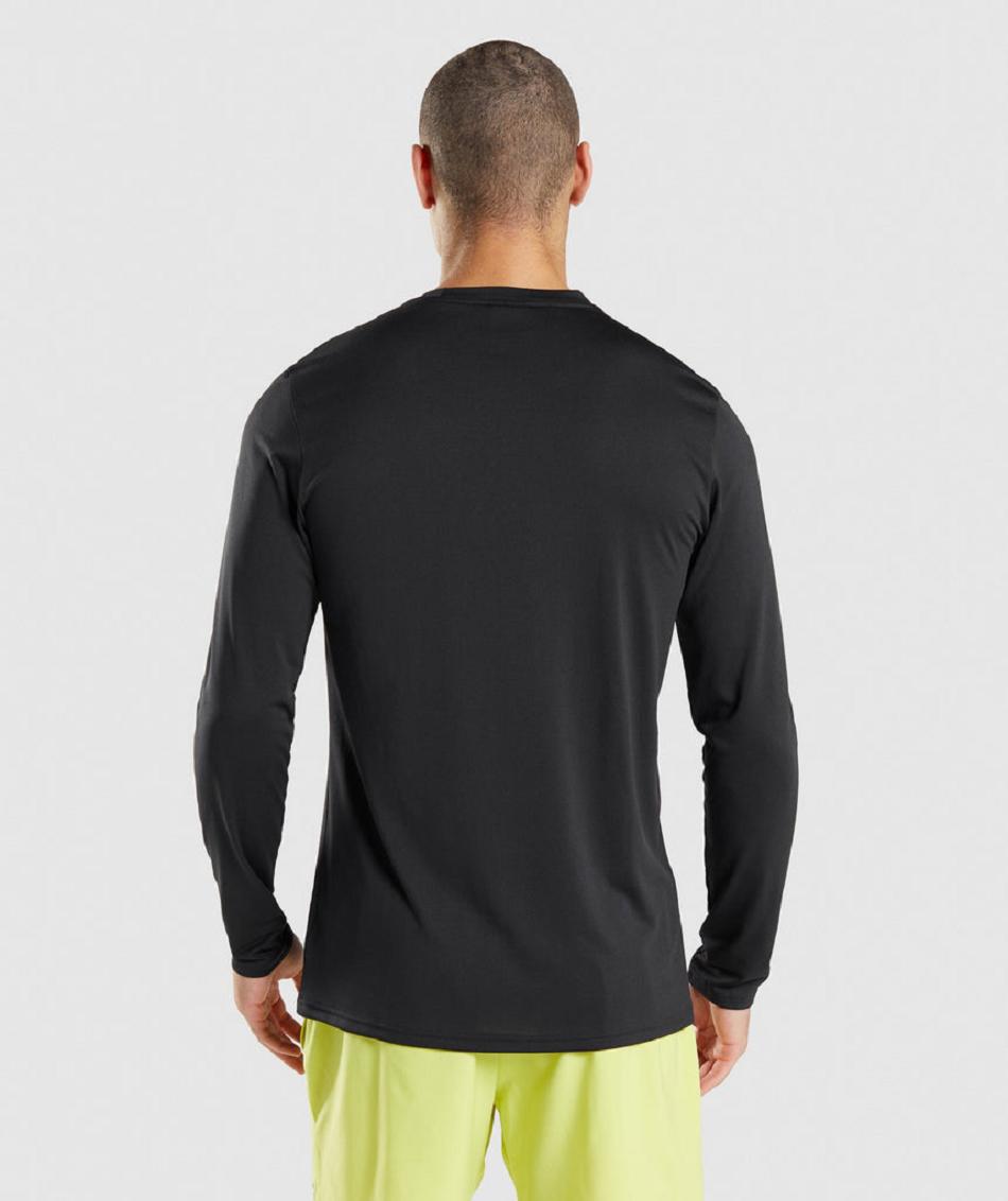 Long Sleeve Gymshark Arrival Hombre Negras | CO 3467CTV